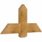 Ekena Millwork Eugene Rough Sawn Timber Gable Bracket, Western Red Cedar, 36"W x 18"H x 2"D x 6"F, 12/12 Pitch GBW036X18X0206EUG00RWR - alternate 5